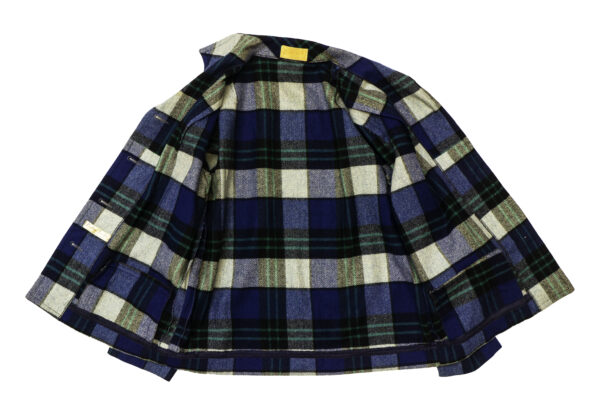 70spendleton-woolen-millsタータンチェックジャケット　裏面
